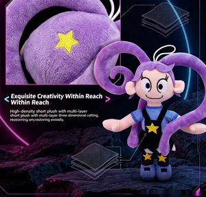 Peluche <span class=keywords><strong>Poppy</strong></span> <span class=keywords><strong>Playtime</strong></span> 5, Monstre Clown Lily, Poupée en Peluche Douce, Figurine Rembourrée pour Enfants, Fans, Cadeau d'Anniversaire, Décoration d'Intérieur - Product Image 3
