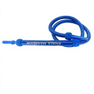 Manguera para Shisha Khalil Mamoon Azul – Auténtica Manguera Egipcia para Hookah con Boquilla de Acrílico - Product Image 2