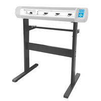 Traceur de découpe d'autocollants graphiques pour caméra CCD Bascocut MC600 avec moteur pas à pas Coupeur de vinyle