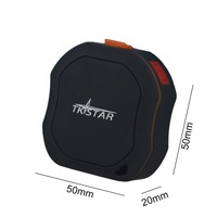 TKSTAR Traceur GPS Mini Étanche 2G 4G pour Enfants TK109 avec Bouton SOS, GPS de Randonnée pour Enfants, Sac d'École, Chiens, Animaux de Compagnie, Application Gratuite PC