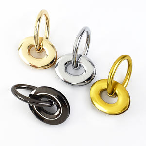 Meetee BF891 25*32mm bricolage bagages matériel accessoires alliage O anneau oeillet boucle sac <span class=keywords><strong>à</strong></span> main poignée sac côté Clip fermoir boucles - Product Image 1