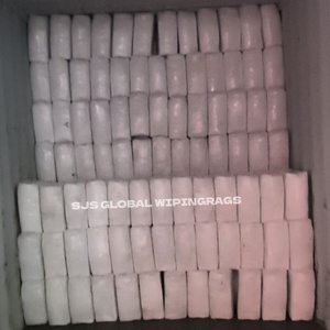 Paños de Limpieza Industriales de Algodón Blanco, Trapos de Algodón Marino para Limpieza, 10 kg de Trapos de Algodón Blancos - Product Image 1