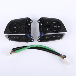 Control de audio de calidad OEM para Toyota Camry corolla RAV4, interruptor de volante de coche