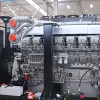 Mitsubishi 1600kW 2000kVA Wassergekühlter Offener Dieselgenerator 50Hz 400V Industrielle Stromerzeugung für Bergbau und Rechenzentren