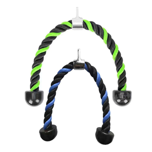 Fitness tirer vers le bas <span class=keywords><strong>corde</strong></span> <span class=keywords><strong>triceps</strong></span> <span class=keywords><strong>corde</strong></span> unique poignée câble attaches haltérophilie <span class=keywords><strong>musculation</strong></span> - Product Image 2