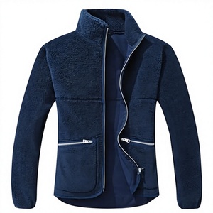 High Quality <b>Men's</b> Winter Bomber <b>Jacket</b> Washed Woolen Zipper Front Thin MA1 <b>Flight</b> <b>Jacket</b> - Product Image 3