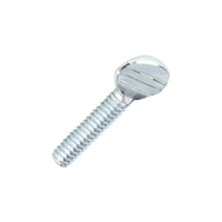 Vis à tête ronde en acier au carbone, serrage manuel, vis de raquette, filetage standard