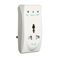Prise de courant britannique sur sous la Protection de tension réglable 10A 2200W 220V protecteur De tension pièces de réfrigérateur