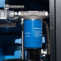 Compresseur d'air à vis à aimant permanent silencieux DEEMACH 7,5 kW 11 kW à fréquence variable, lubrifié à l'huile, refroidi par air, pour petit atelier