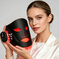Nouveau modèle 2026 : Masque de luminothérapie LED portable à aspiration magnétique sans fil avec lumière rouge