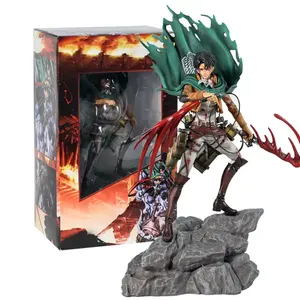 ฟิกเกอร์ตัวการ์ตูน XM figuras de Action figures 33cm GK Attack ON titan/shingeki NO kyojin โมเดลของสะสมของขวัญของเล่น