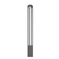 Lampadaire LED extérieur, éclairage de jardin, 30W AC85-265V, lumière élégante moderne, noir 6000K, PC aluminium IP65, 135X135/220X220MM