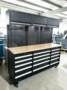 Metal <b>Tool</b> Set Box Mechanics <b>Tool</b> Cabinet 15 <b>Drawers</b> 1829*457*1870MM/ 72 Inch ISO9001 Car Repair Workshop Garage - Product Image 2