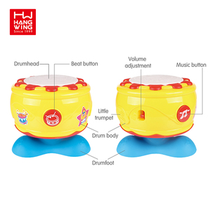 <span class=keywords><strong>Instrument</strong></span> de musique Tambour musical rotatif à 360 degrés Jouets électriques pour bébés apprenants Tambours rotatifs - Product Image 2