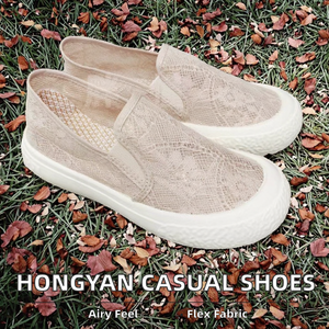 Hongyan, zapatos deportivos informales de alta calidad para mujer, transpirables de verano con plantilla de PVC/EVA, gran oferta con tema de primavera y otoño - Product Image 3