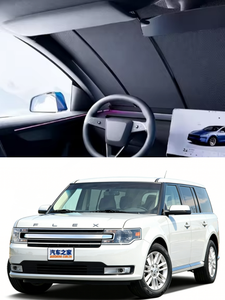 Le <span class=keywords><strong>pare</strong></span>-soleil et le rideau de <span class=keywords><strong>pare</strong></span>-soleil avant de forme <span class=keywords><strong>Ford</strong></span> Flex, tout neufs, offrent une <span class=keywords><strong>protection</strong></span> UV et une isolation thermique. - Product Image 1