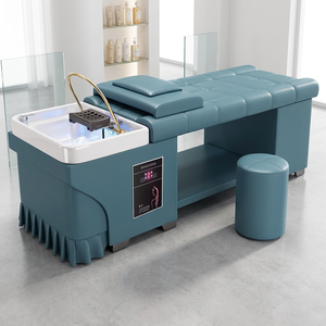 Lettino di Lusso per Terapia alla Testa, Poltrona Shampoo Reclinabile, Tavolo per Massaggi Facciali per Spa, Salone, Barbiere, Soggiorno, Bagno - Product Image 3