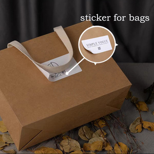 ถุงกระดาษคราฟท์สีน้ำตาลแบบด้ามจับแบนทำจากผ้าฝ้ายเกรดสูงเป็นมิตรกับสิ่งแวดล้อมวัสดุรีไซเคิลทางเลือกสีเขียว - Product Image 5