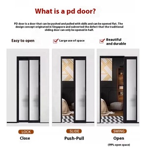 Pd รางเลื่อนกระจกกันน้ำสำหรับพื้นผิวห้องครัวห้องน้ำรางเลื่อน180 ° ดีไซน์ทันสมัย - Product Image 3