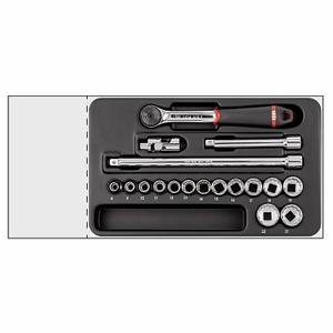 519/604BA Tool Set 12pc <b>Socket</b> Wrench Kit With <b>Extensions</b> And Bits For Automotive Repair - Product Image 1