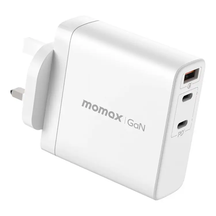 Momax gan 140w carregador rápido para viagem, doca de carregamento 3.0 w pd qc