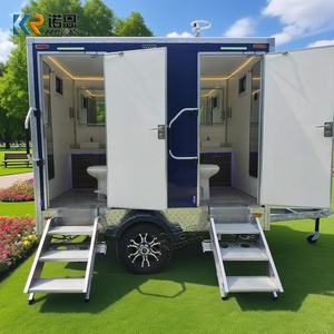 Rimorchio Bagno Portatile Personalizzato <span class=keywords><strong>a</strong></span> Due Scomparti <span class=keywords><strong>con</strong></span> Corpo in Vetroresina, Rimorchio Sanitario Mobile <span class=keywords><strong>con</strong></span> <span class=keywords><strong>Doccia</strong></span> - Product Image 1