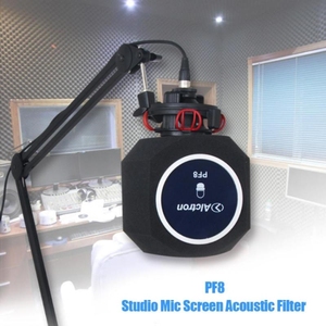 Micrófono Wind Shield Bola de aislamiento Acústico <span class=keywords><strong>para</strong></span> Record Studios Micrófono Espuma absorbente de sonido Diseño de sello de cinco lados filtro PF8 - Product Image 5