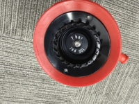Buse de pulvérisation à jet flexible rouge de haute qualité à débit sélectionnable avec poignée pistolet en acier inoxydable - Accessoires pour équipement incendie