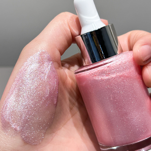 MLM Private Label 30ml Shimmer Body Oil Organic Waterproof Liquid Highlighter <b>Moisturizing</b> Custom Scent OEM ODM mineral body oil - Product Image 2