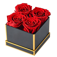 Boîte de roses éternelles préservées - Origine Chine - Pour femmes, petites amies, mamans - Livraison pour Noël et anniversaire