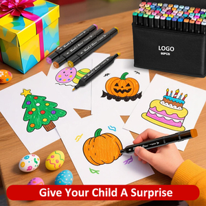 <span class=keywords><strong>Pennarelli</strong></span> Permanenti a Base Alcolica Somagi 262 Colori, Rotuladores a Doppia Punta, Marcatori Feutres Alcools, <span class=keywords><strong>Pennarelli</strong></span> Artistici - Product Image 5