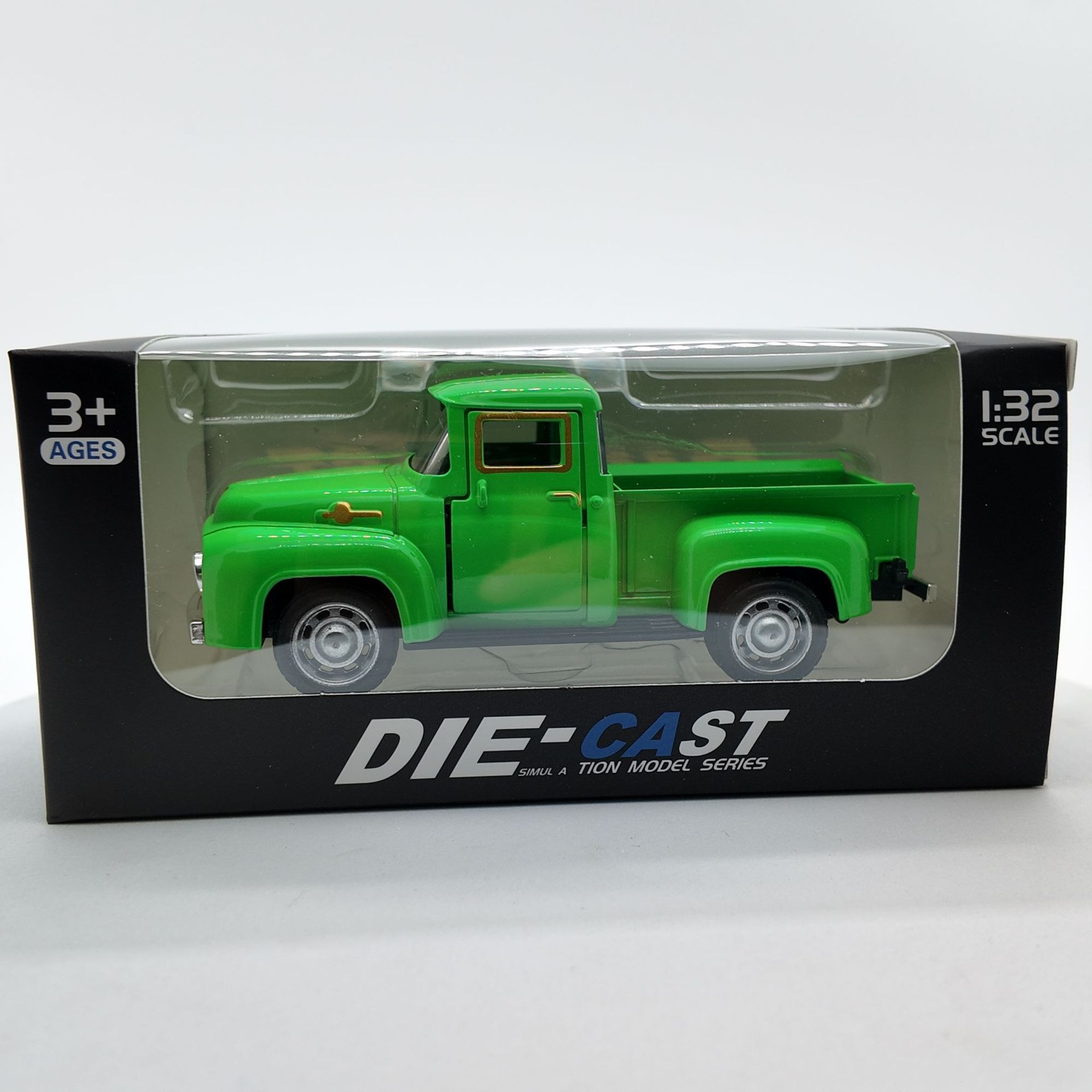 Piccolo camioncino verde 12,5*5*4 cm-scatola nera