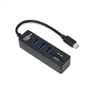 Hub Combo Tipo C USB 3.0 con Lector de Tarjetas SD y Micro SD, Divisor de Tres Puertos - Product Image 2