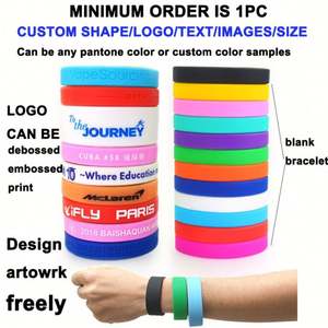 Pulsera de Silicona Ecológica con Logotipo Personalizado, Venta Directa de Fábrica para Publicidad, Envío Gratuito, Sin Pulseras Promocionales - Product Image 4