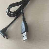 Câble USB Type-C coudé à 90 degrés, conducteur en cuivre pur 30/28/26 AWG, charge rapide, gaine PVC tressée de 2 m pour ordinateur et imprimante