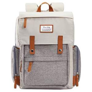 Mochila de viaje impermeable de muestra gratuita con gran capacidad que se pliega para guardar pañales de mamá y una bolsa de pañales tipo cuna - Product Image 3