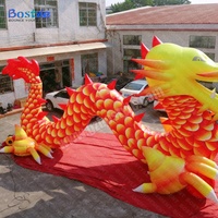 Meilleures ventes : Arche gonflable en PVC imperméable en forme de dragon chinois pour les festivals, le Nouvel An et les événements