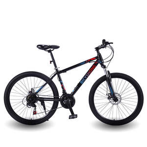 Bicicleta de Montaña de 26 Pulgadas y 21 Velocidades con Frenos de Disco de Acero al Carbono, Bicicleta Deportiva para Hombre con Suspensión Completa y Pedales - Product Image 6