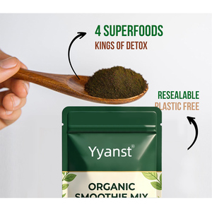 ผงน้ำต้นอ่อนข้าวบาร์เลย์ออร์แกนิก แบรนด์ส่วนตัว ช่วยสมดุลมายองค์นิยม ระบบย่อยอาหาร เสริมภูมิคุ้มกัน ผงดีท็อกซ์สีเขียวเข้มข้น - Product Image 3