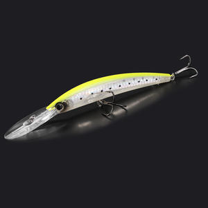 18cm 25g <span class=keywords><strong>Yo</strong></span> <span class=keywords><strong>Zuri</strong></span> Crystal 3D Minnow Deep Diver Larga distancia Mino Hundimiento lento Agua dulce Agua de mar Señuelo de pesca Cebo duro - Product Image 4