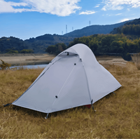 Tente de camping portable imperméable pour deux personnes, idéale pour l'escalade en montagne en été, avec une chambre, ensemble tout-en-un pour la randonnée