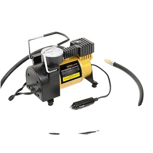 Compresseur d'<span class=keywords><strong>air</strong></span> portable en métal pour voiture, moto, scooter, vélo, gonfleur de pneus DC 12V 150PSI 100W CE ROHS - Product Image 1