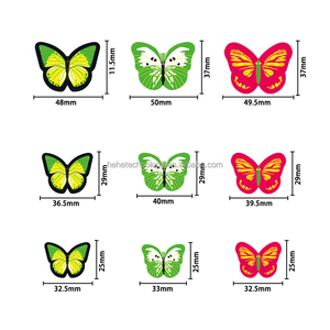 Papillons en papier gaufrette personnalisés prix de gros ingrédient de cuisson décoration comestible arrose bonbons pour la décoration de gâteau - Product Image 6