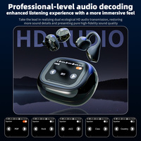 Audífonos Inalámbricos LX21 Pro con Diseño de Cápsula Espacial Transparente, Pantalla Táctil LED, Sonido Envolvente Espacial, Chip Bluetrum, Auriculares Bluetooth