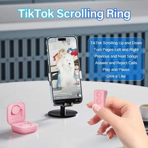 TikTok wiederauf ladbarer Smart Fingerring Wireless für Bluetooth Page Turner mit Clicker-Fernbedienung funktion Lade koffer - Product Image 4