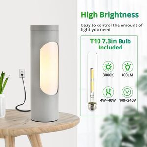 <span class=keywords><strong>Lampe</strong></span> de table de lecture nocturne en aluminium/métal 40W 110/220V certifiée casher pour salon chambre à coucher Shabbat fêtes juives - Product Image 5