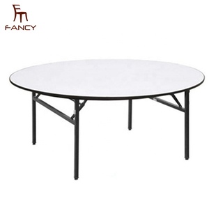 En gros bois <span class=keywords><strong>table</strong></span> ronde amovible ignifuge <span class=keywords><strong>table</strong></span> de banquet - Product Image 1