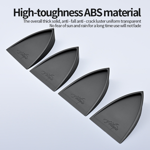 4 Piezas de Alerón Triangular Universal para Techo de Automóvil, Piezas Decorativas de Modificación Deportiva - Product Image 3