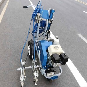 bibo Automatic Cold <b>Paint</b> Road Marking Machines Airless Line Striper Park Road Line Marking Machine - Product Image 5