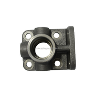 Base de vérin hydraulique en fonte, support de vérin en fonte ductile moulée au sable, pièces de rechange personnalisées pour machines